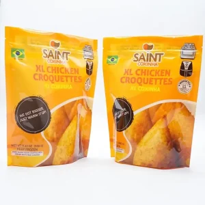 Custom Frozen Standing up Pouch Recyclable Roast Fried Food Packaging Bags with Zipper