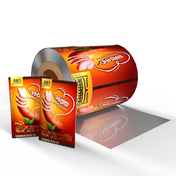 Custom printed snack packaging roll for potato chips