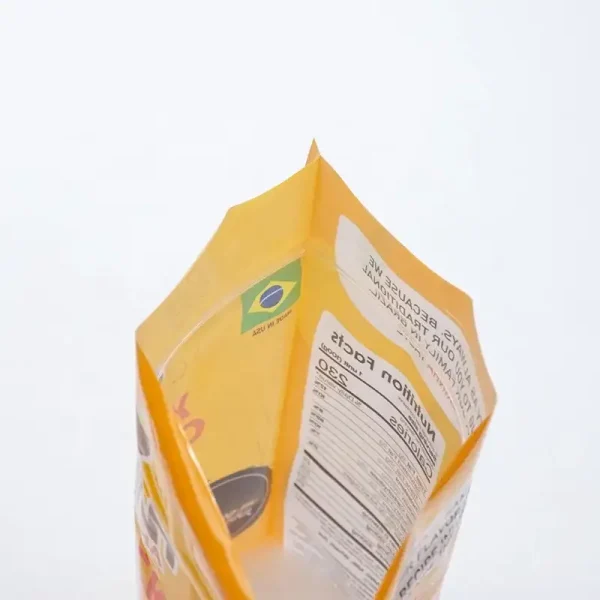 Custom Frozen Standing up Pouch Recyclable Roast Fried Food Packaging Bags with Zipper - 图片 4